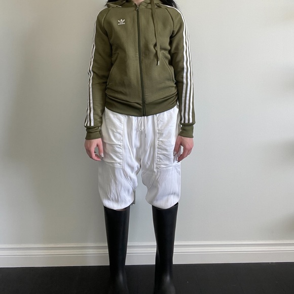 Olive green Adidas track jacket - Picture 6 of 6
